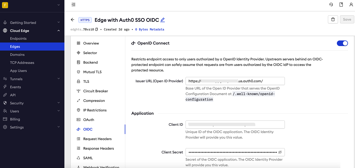 Auth0 config in ngrok